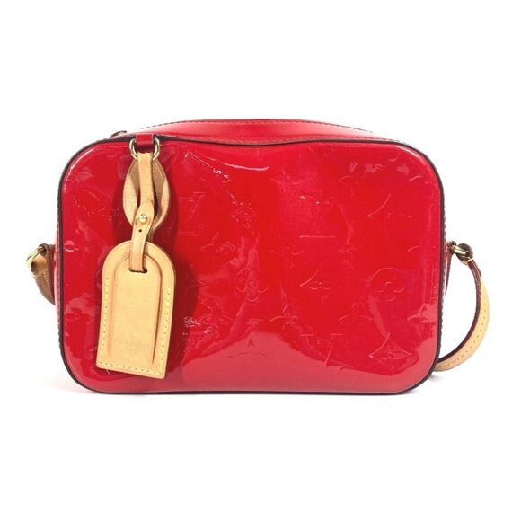 LOUIS VUITTON M90368 MonogramVernis Santa Monica 2WAY Hand Bag Shoulder Bag - Picture 1 of 14